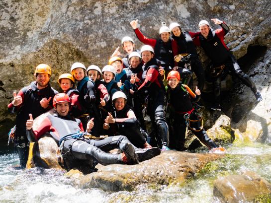 Domien als canyoning gids
