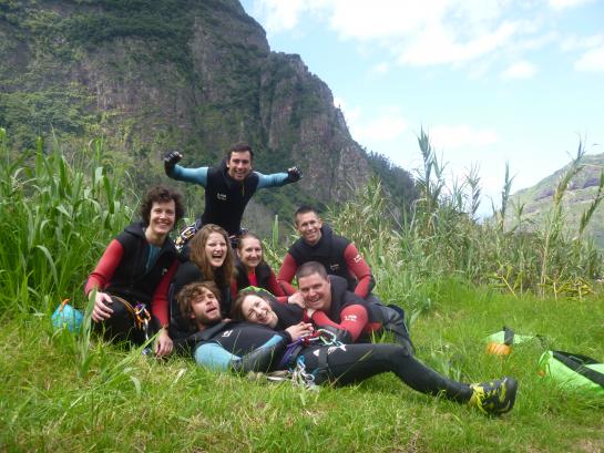 Domien als canyoning gids