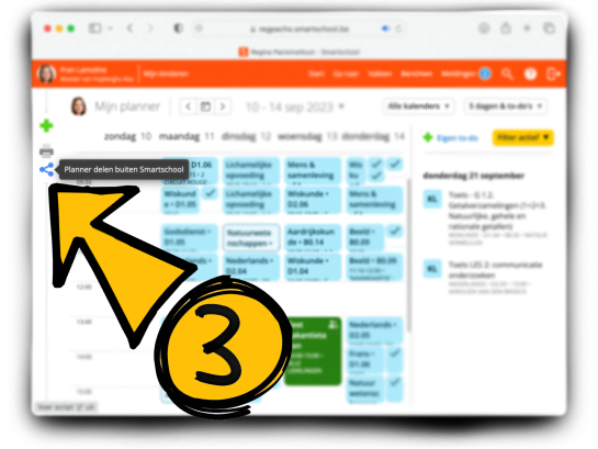 Smartschool Planner integratie instructies 2