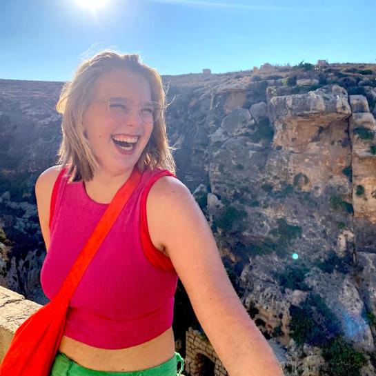 Alicia Moses op vakantie